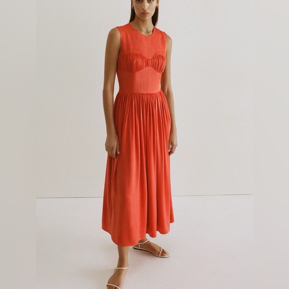 TOVE Silk blend midi dress size S